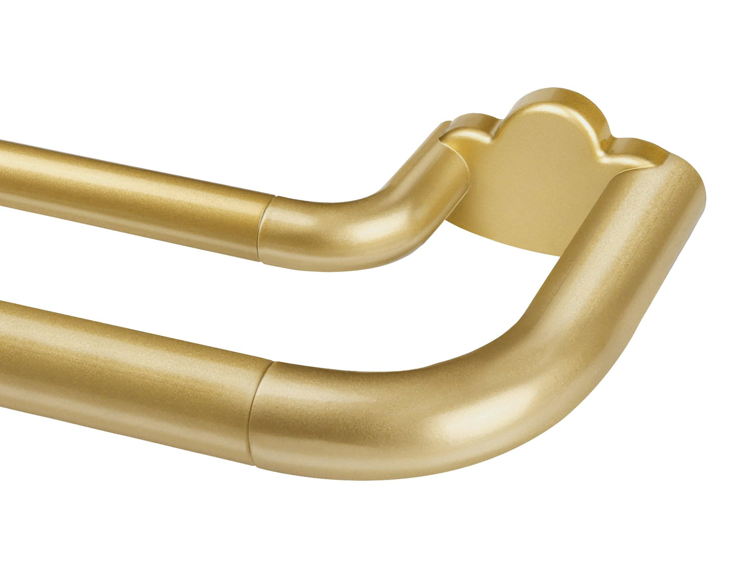 Blackout Double Curtain Rods Gold